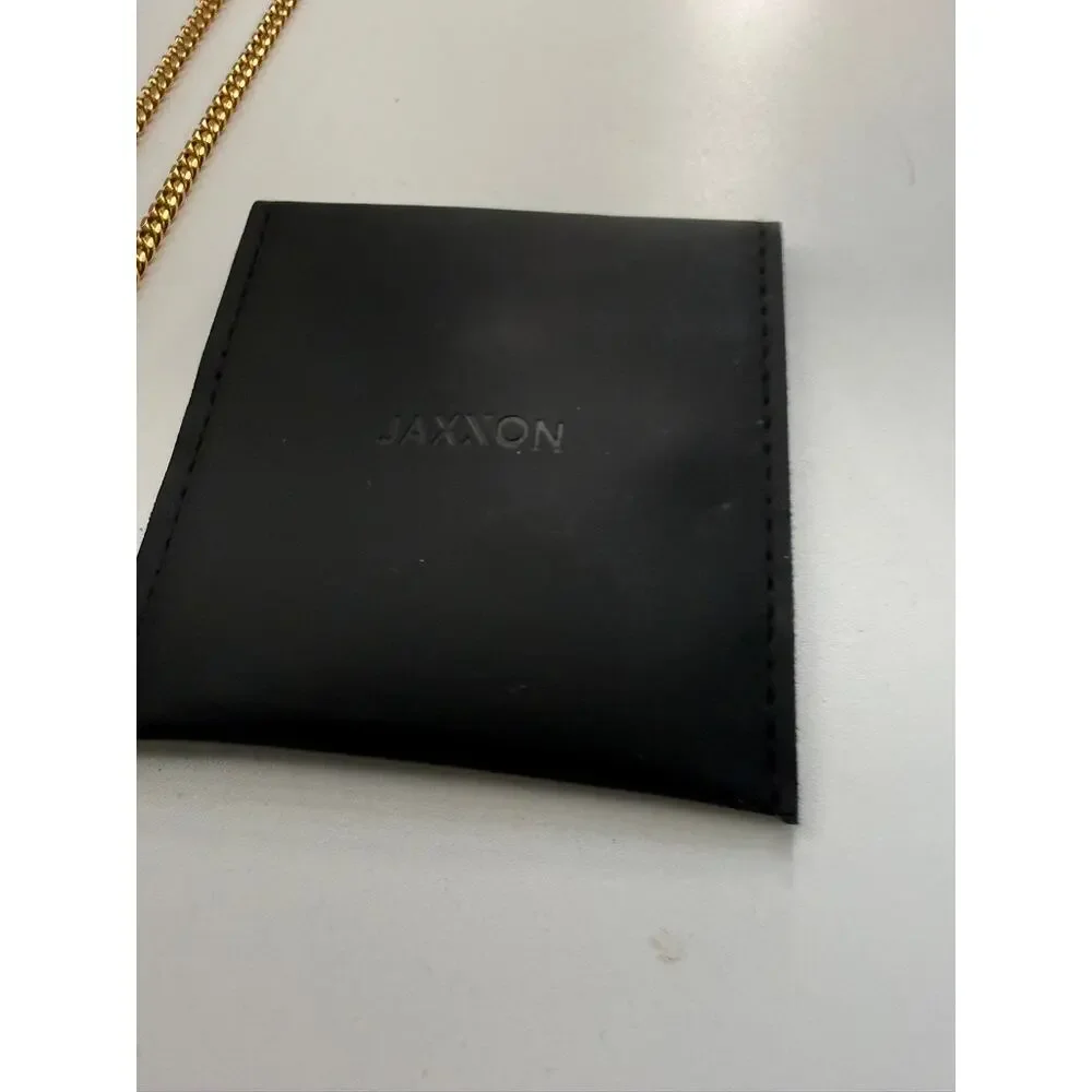 JAXXON 5mm Gold Cuban Link Chain Necklace - 22
